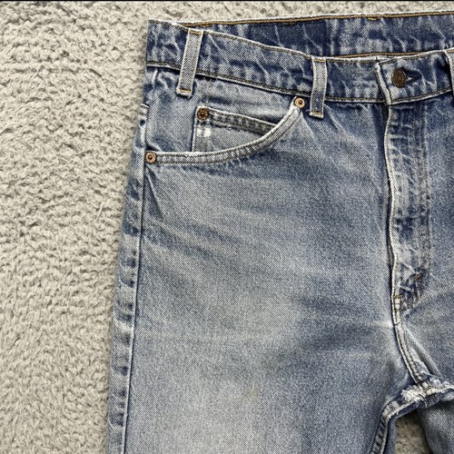Vintage Levis 517 Jeans Mens 34x32 Blue Bootcut Grunge Orange Tab Made USA 90s by Levi's, $145 - Photo 10