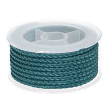 Nylon Thread Twine Beading Cord 3mm Braided String 4M/13 Feet, Teal blue