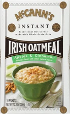 Instant Irish Oatmeal, Apples & Cinnamon, 10 Packets