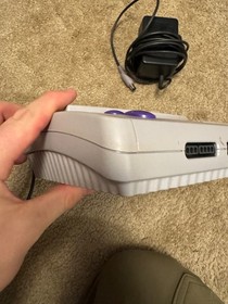 Super NES Nintendo SNES mini video game System Model 2 SNS-101 w OEM controllers