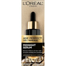 L'Oreal Paris Age Perfect Anti-Aging Midnight Face Serum Reduce Wrinkles 1oz 💫