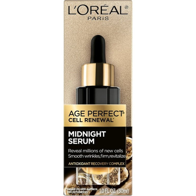 L'Oreal Paris Age Perfect Anti-Aging Midnight Face Serum Reduce Wrinkles  Deals