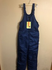 All In Motion Kids XL snowbibs brand new blue . Insulated Wind  Water resistant