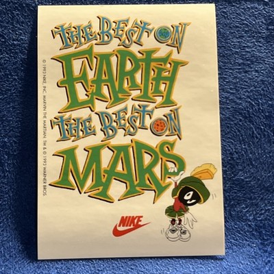 1993 NIKE WARNER JORDAN MARVIN THE MARTIAN THE BEST ON EARTH THE BEST ON MARS