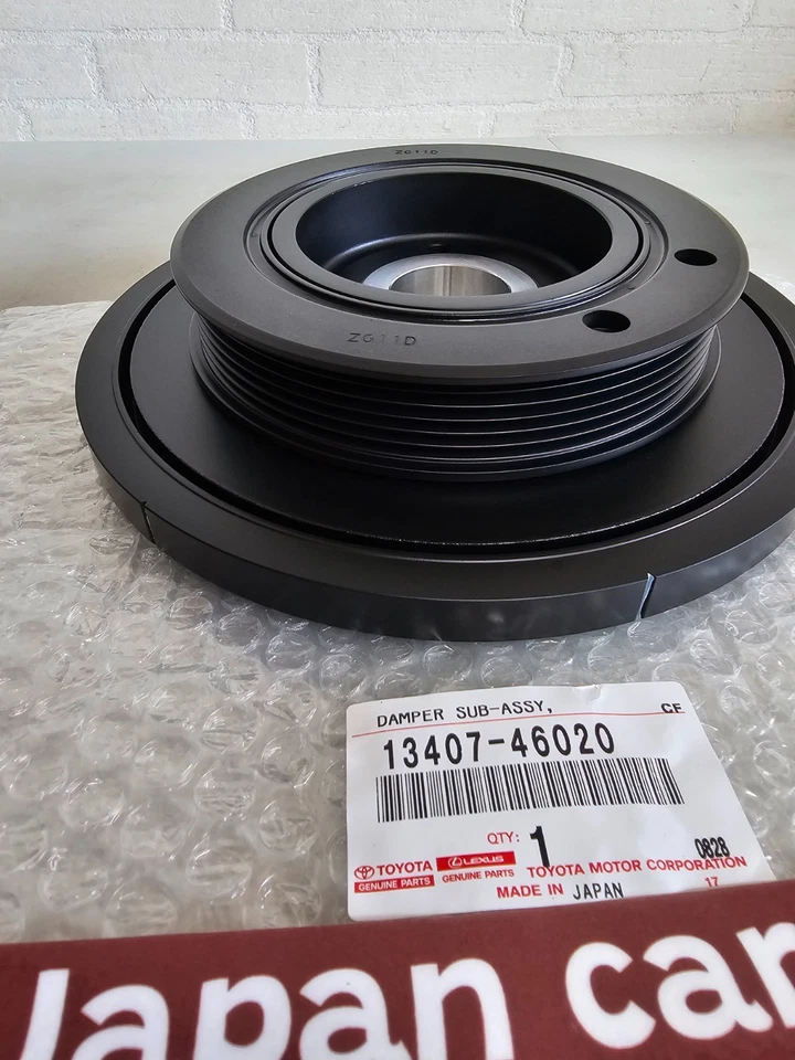 GENUINE TOYOTA OEM LEXUS MK4 IS300 GS300/400/500 CRANKSHAFT DAMPER SUB-ASSY Foto 3 de 4