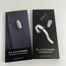 Plaud NotePin Bundle Wearable AI Memory Capsule with Accessory Kit
