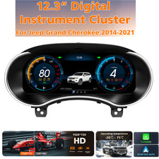 12.3for Jeep Grand Cherokee 2014-2021 Digital Cluster Instrument Dash Plugplay