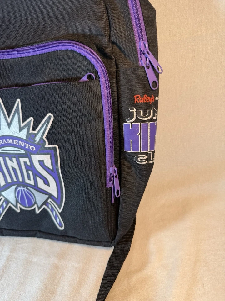 VINTAGE SACRAMENTO KINGS GLORY YEARS BACKPACK UNWORN SOME WEAR FROM STORAGE ZZ - Image 2 of 4