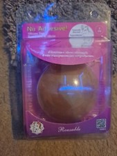 Women's No Adhesive Silicone Nipple Covers, 3" Diameter, 1 Pair Reusable