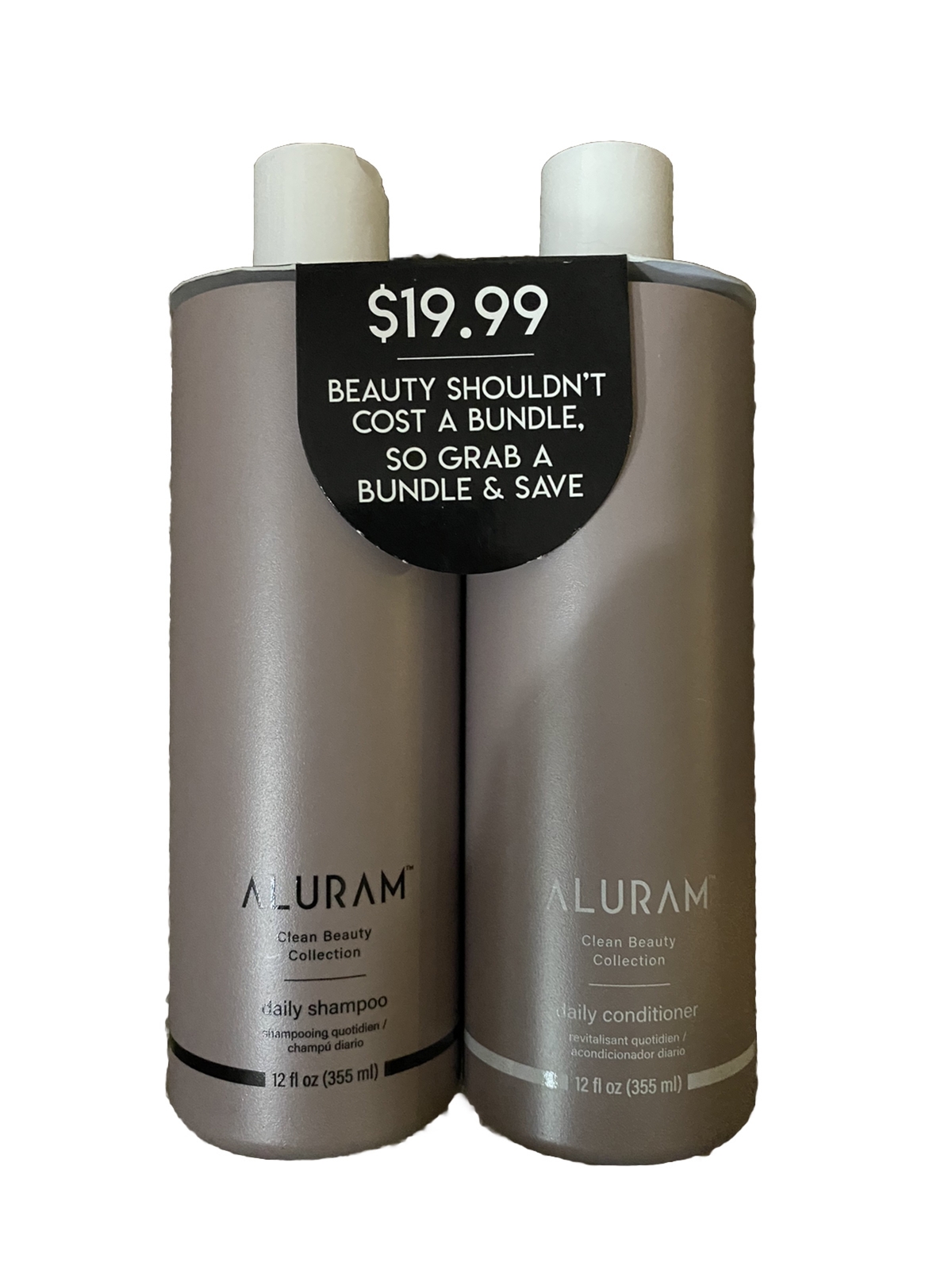 Aluram Clean Beauty Collection Daily Shampoo & Conditioner 12 oz Duo eBay