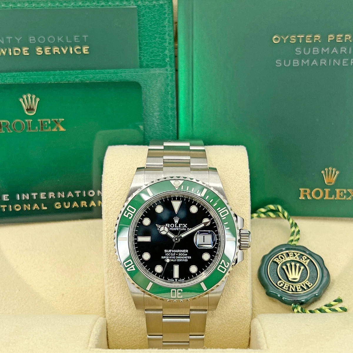 Rolex Submariner Stainless Steel The Starbucks - Kermit Black and Green Bezel (Ref#126610LV)