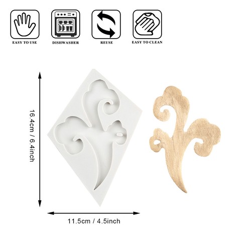 7 Pattern Cloud Shape Silicone Fondant Mould Chinese Style DIY Clay,Craft Mould - Picture 23 of 23