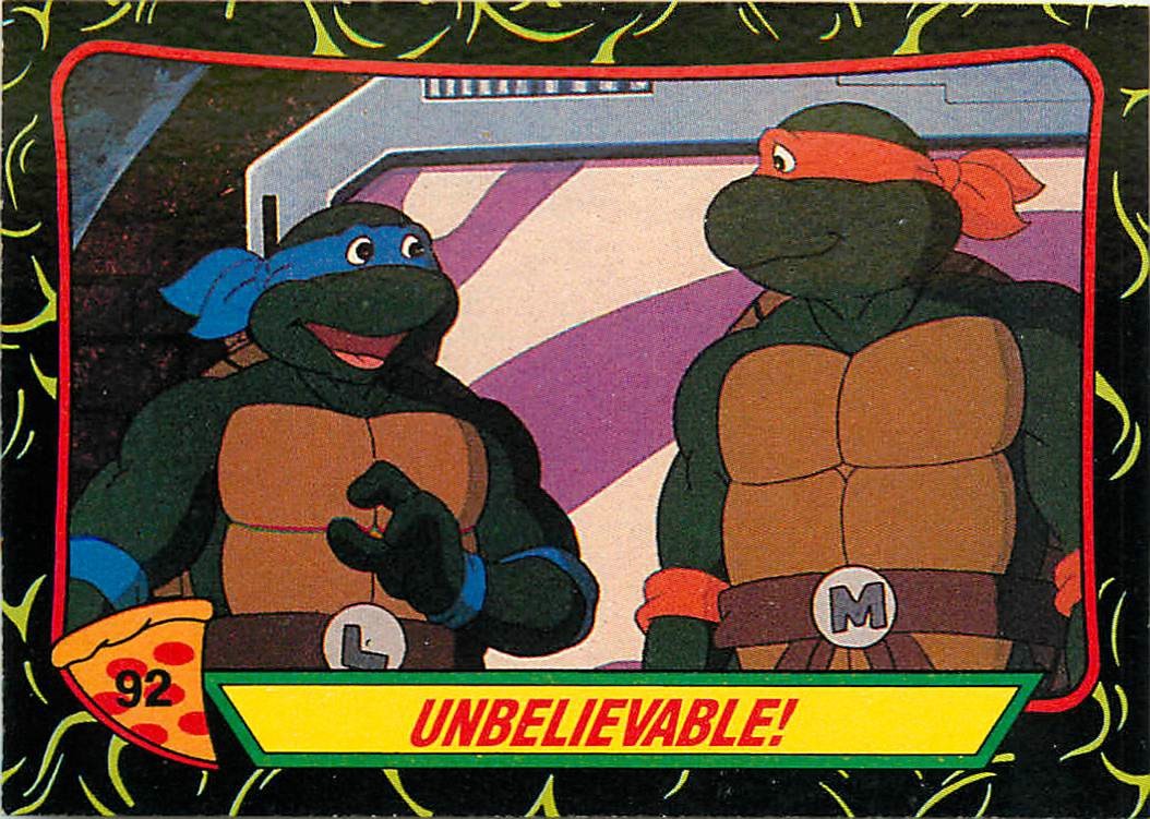 1989 TOPPS TEENAGE MUTANT NINJA TURTLES SERIES 2 - PICK / CHOOSE