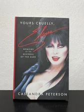 YOURS CRUELLY ELVIRA BY CASSANDRA PETERSON (SIGNED) RARE Free Shipping