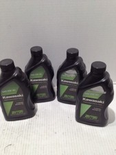 OEM Kawasaki SAE 5W-40 4-Stroke Semi-Synthetic ATV UTV Engine Oil - Lot of 4