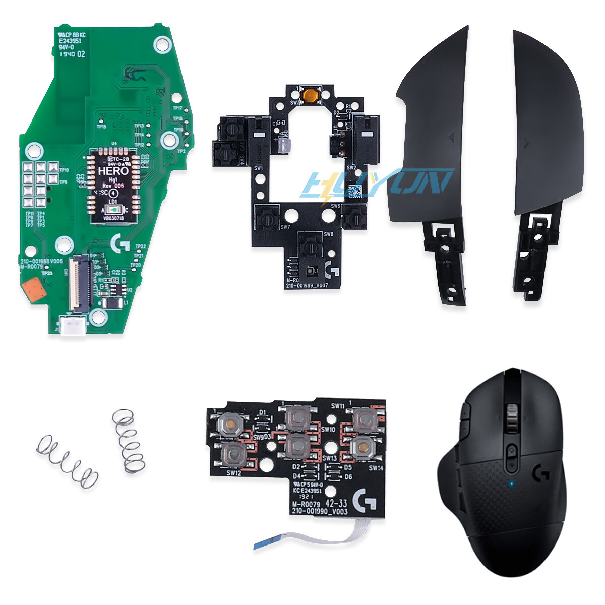 mouse motherboard Side key panel board switch shell for Logitech