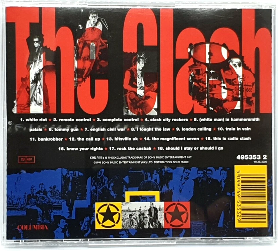 The Clash : The Singles (Best Of) CD Album - LONDON CALLING - JOE STRUMMER - HTF - Image 2 of 3