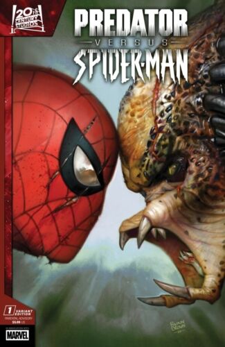 Predator Vs Spider-Man #1 (Of 4) Ryan Brown Cover Variant 4/23 Marvel Comics