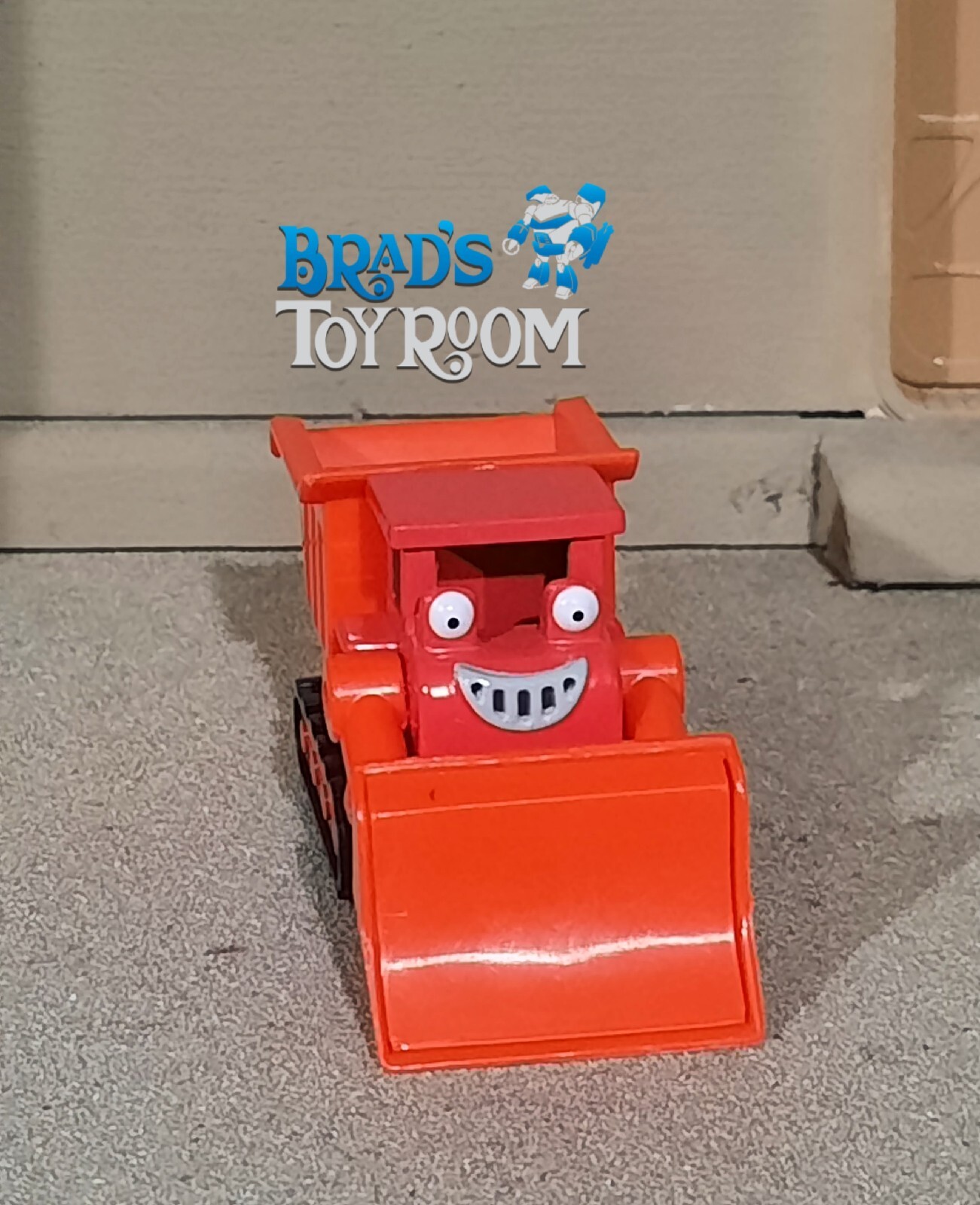 Bob The Builder Muck Red Bulldozer Diecast Vehicle Figure Learning