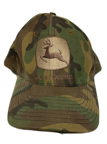 Vintage Cyrk John Deere Camo snapback Farmer Trucker Hat Cap
