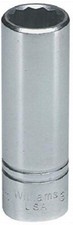 12 Drive Deep Sockets 12-point Metric High-polished Chrome Finish Williams 12 Drive Deep Sockets 12-point Metric High-polished Chrome Finish Williams