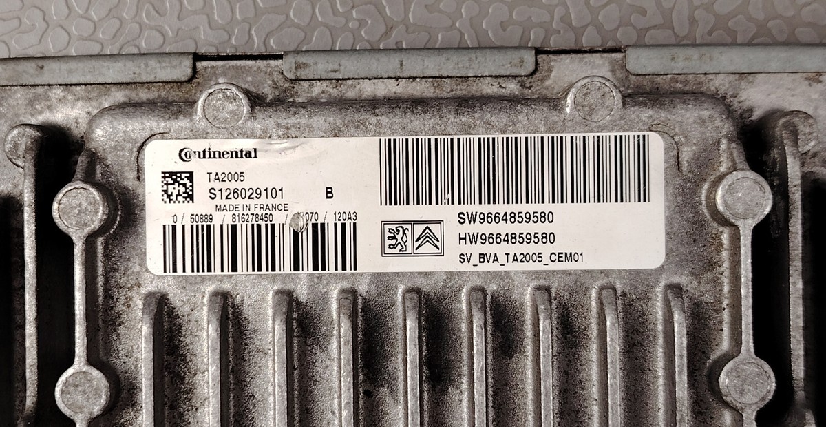 2011 CITROEN C3 PEOGEUT 208 TA2005 TRANSMISSION CONTROL UNIT
