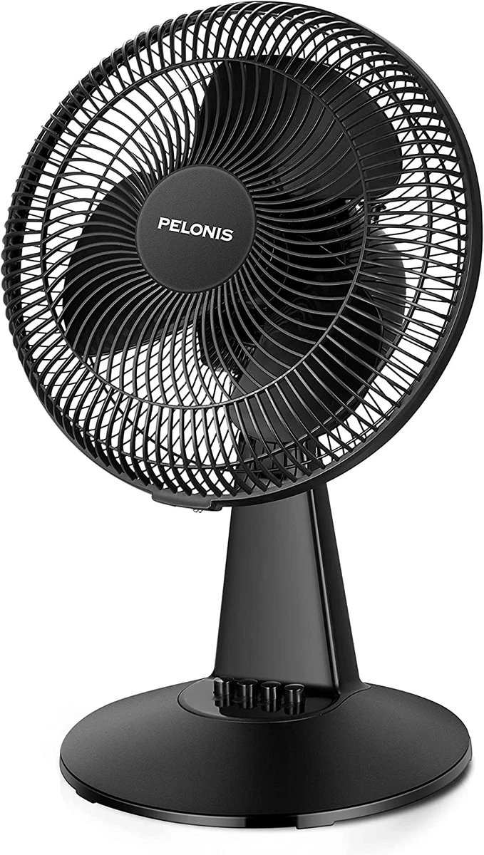 Table Fan 12-Inch Oscillating Table Fan Small Portable Electric Plug