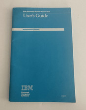 1985 DOS 3.10 IBM User  s Guide Disk Operating System OS Manual Book