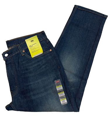 Levis 541 Athletic Taper Stretch Mens Jeans 36X30 #10614 Dark Blue W36L30 New