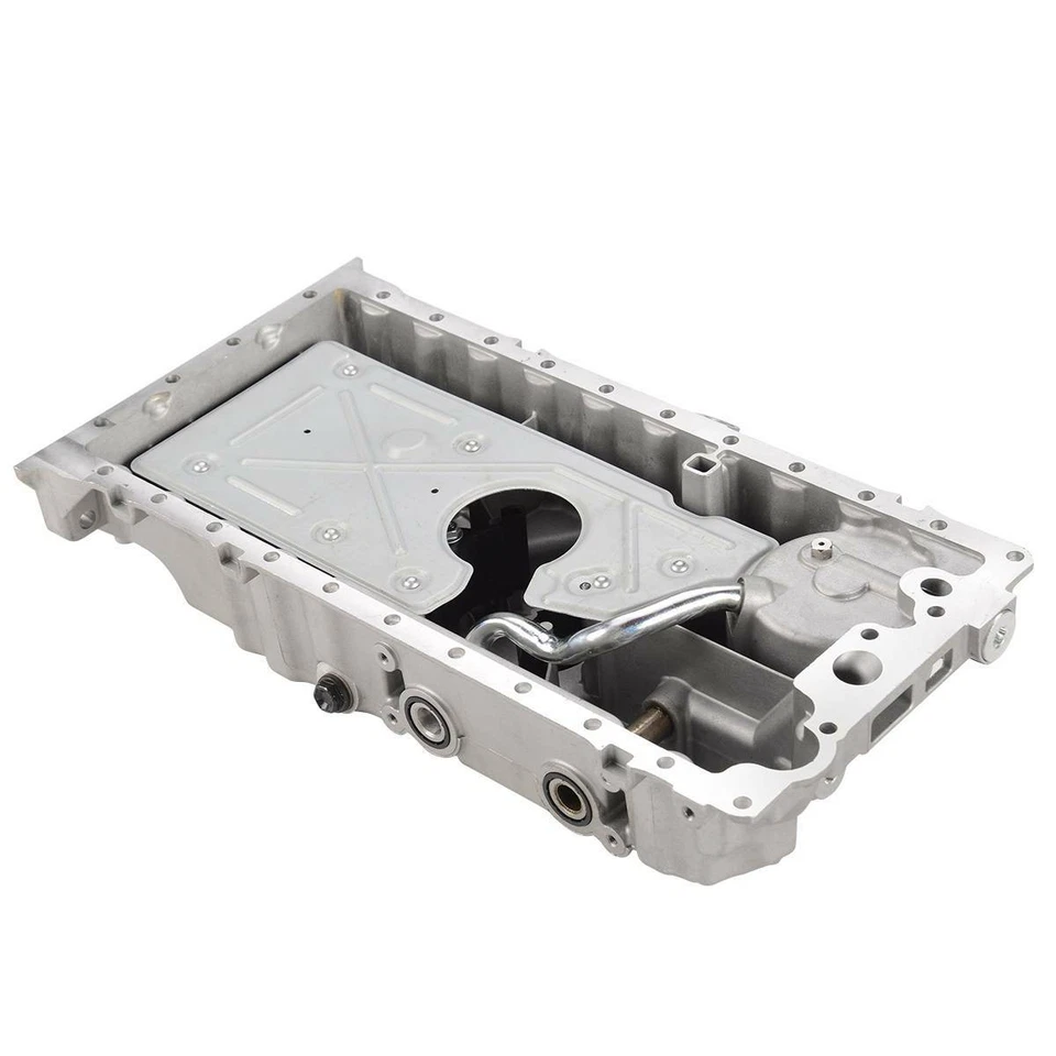 Sumidero del cárter de aceite del motor con 29 orificios para pernos para Volvo S60 S80 V70 turboalimentado 30777699 Foto 4 de 4