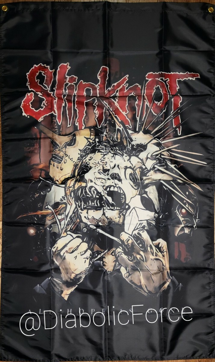 Slipknot Large 3x5Ft Flag Music Punk Metal Rock Heavy Banner Art