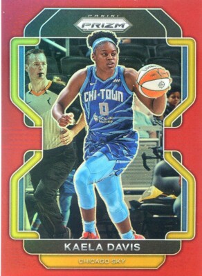2022 Panini Prizm WNBA KAELA DAVIS #127 RED PRIZM /199 SKY