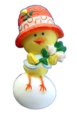 Hallmark PIN Easter Vintage CHICKERY CHICK EGG Holiday Brooch DATED 1975