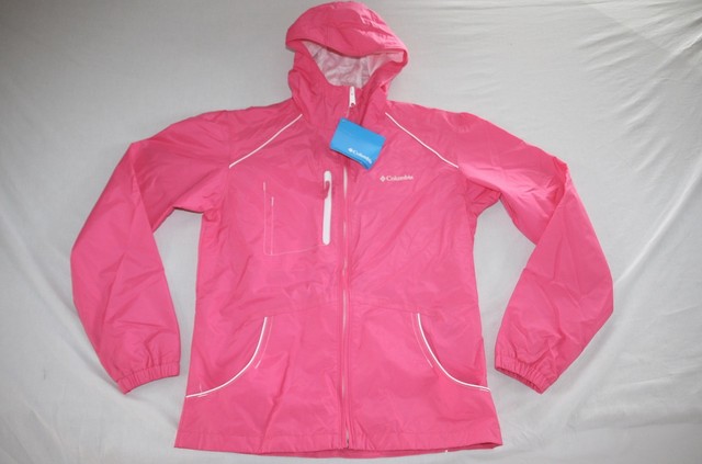 columbia pink rain jacket