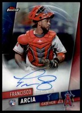 2019 Topps Finest Francisco Arcia rookie Los Angeles Angels autograph
