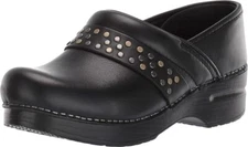 Dansko Pavan Black Milled Nappa Women's Comfort Clog - NEW - Size EU 37 M