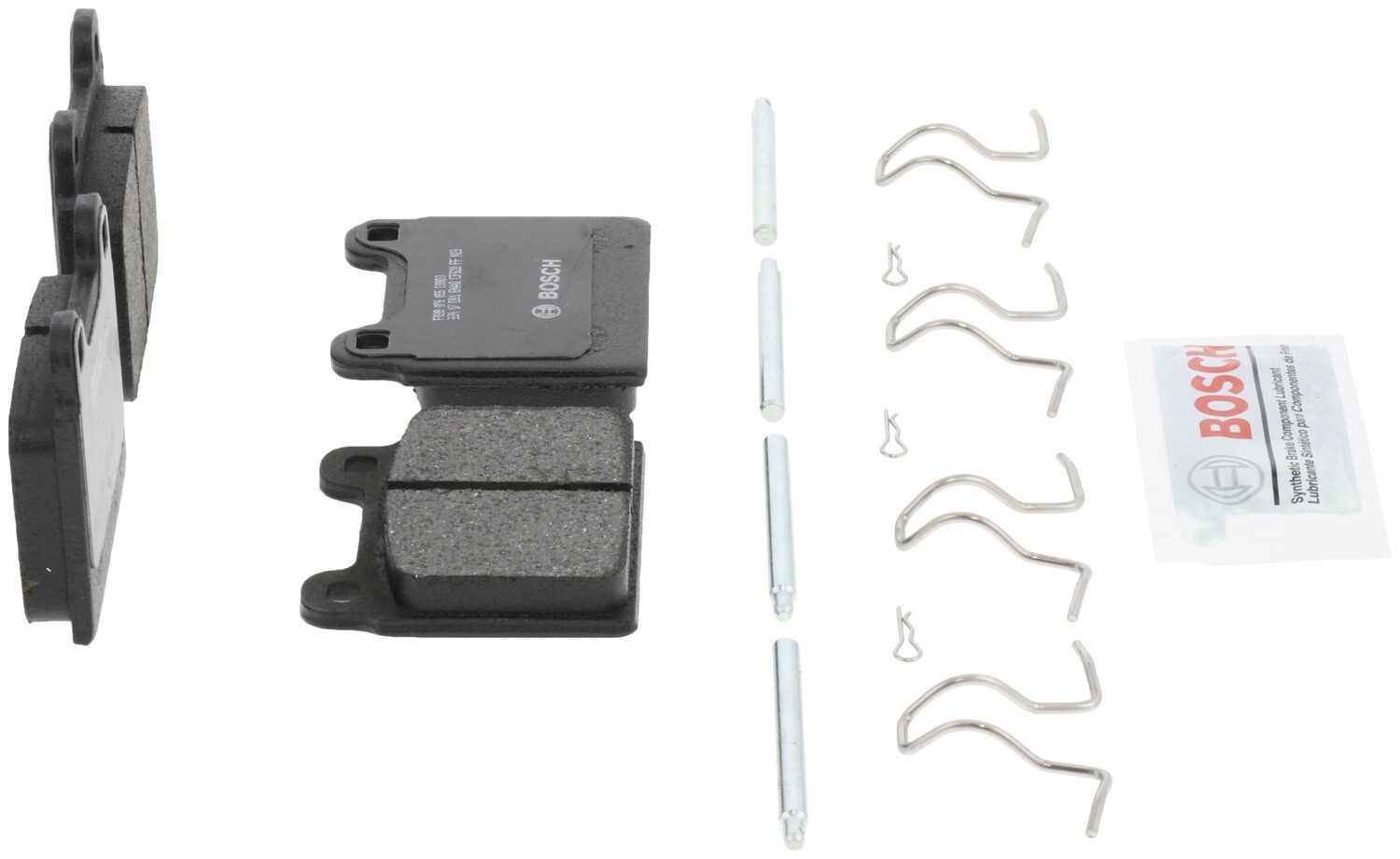 For 1980-1981 Ferrari Mondial 8 Bosch QuietCast Ceramic Brake Pads Front