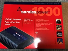 Samlex SAM-1000-12 1000 Watt Modified Sine Wave Inverter  Compact design NEW