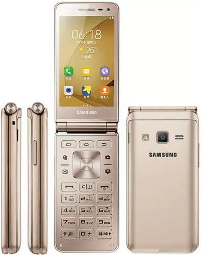 Teléfono inteligente Samsung Galaxy Folder 2 G1650 16 GB doble SIM 8,0 MP abatible LTE - CAJA ABIERTA- - Imagen 4 de 19