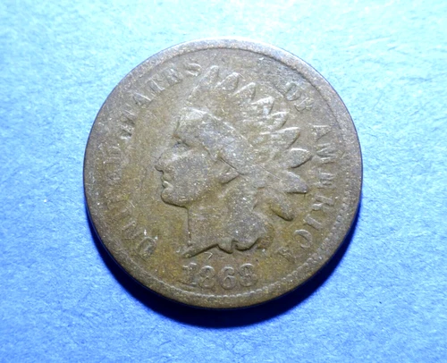 1868 Indian Cent  Good ++
