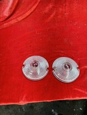 1953 Chevrolet Original Pair Glass Guide Park Turn Signal Light Glass Lenses Oem 1953 Chevrolet Original Pair Glass Guide Park Turn Signal Light Glass Lenses Oem