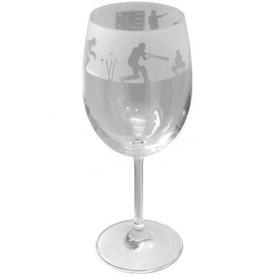 Weinglas Gravur Animo Glas Cricket Sport Design Trinkglas Geschenk