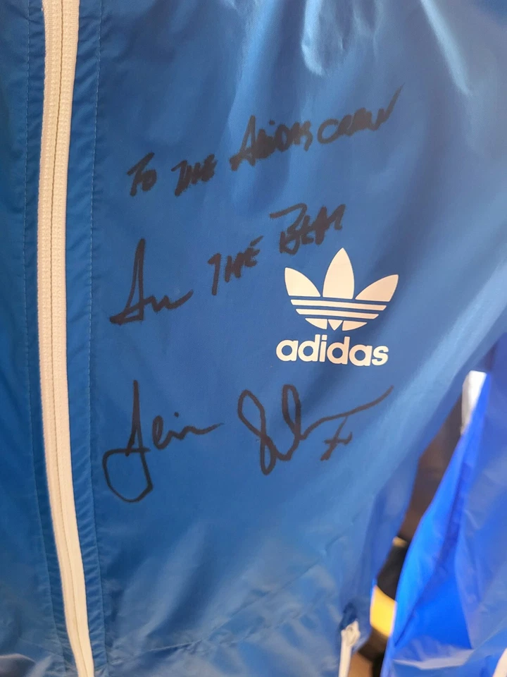 Jamiroquai JK  Signed Adidas  jacket "To the Adidas Crew " - Image 3 of 4