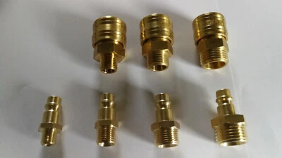 M UND S Druckluftkupplung NW 7,2 Schnellkupplung 1/2AG Pneumatikkupplung MSSK7,2-F-AG1/2