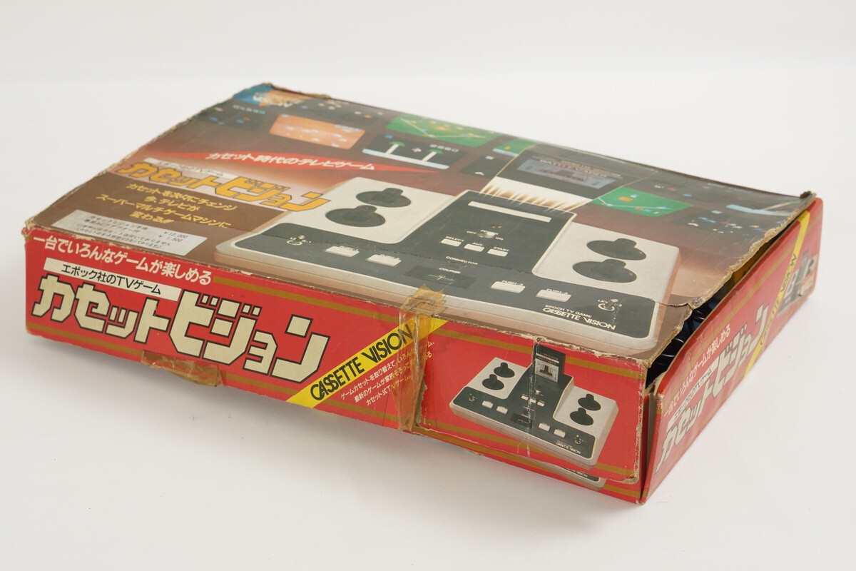 EPOCH CASSETTE VISION Console Boxed wz Games ++ Tested System