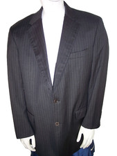 Brooks Brothers 1818 Madison 45L Gray Pin Stripe Suit; Pants 38 by 30 Inseam