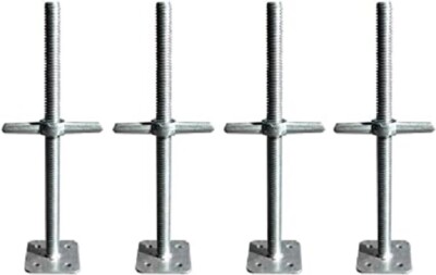 24 x Neu 600 mm verstellbar Gerüst Basis Schraube Wagenheber Schwerlast SCHNELLE KOSTENLOSE LIEFERUNG