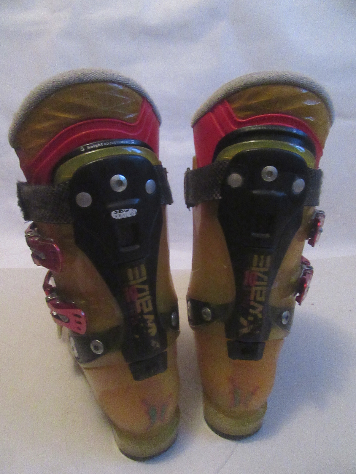 Scarponi da sci alpino Salomon X Wave 10 giallo rosso uomo taglia 9 5 US Mondo 27 5