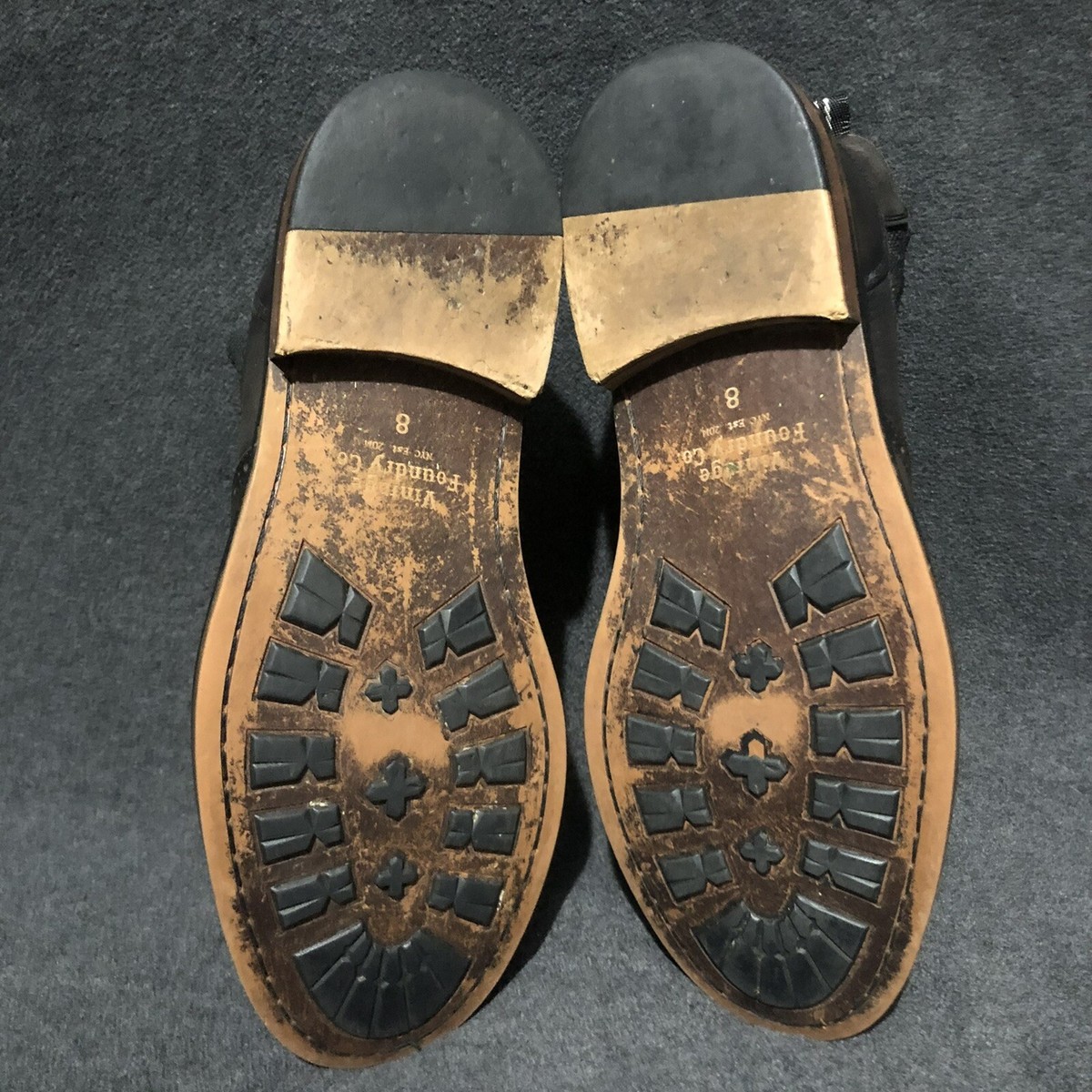 Vintage Foundry Co. Brown Chukka Boots, Size 8 Amazon.com | VINTAGE FOUNDRY CO. EST. 2014 Mens Vulcan Dark  main image 2