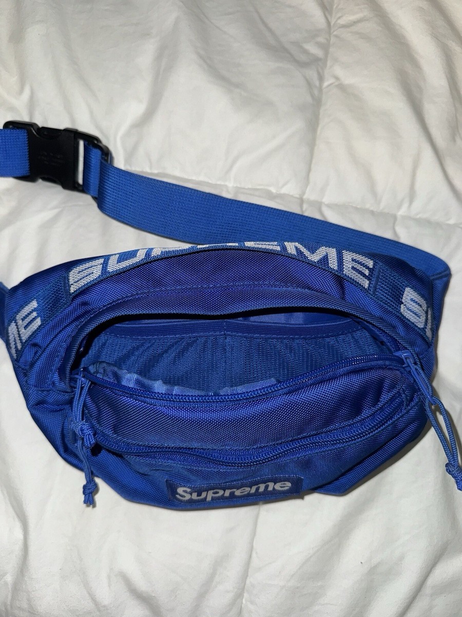 Supreme Waist Bag (SS18) Royal Blue Cordura Fabric | eBay